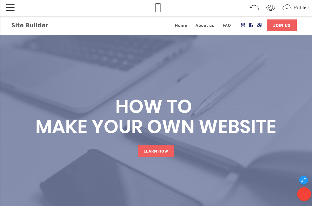 how to make a website for photography business