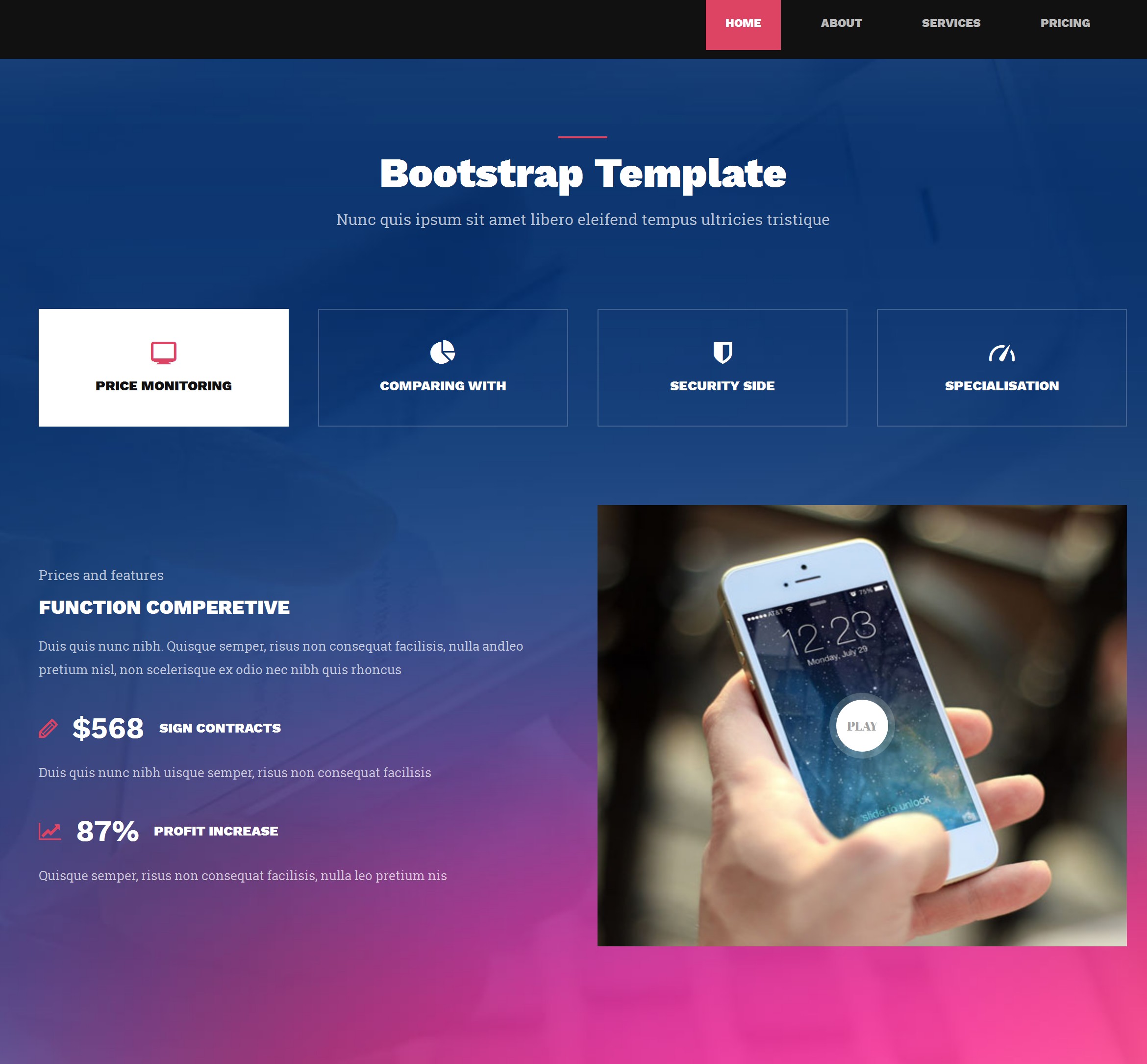 Free Download Bootstrap Website Theme