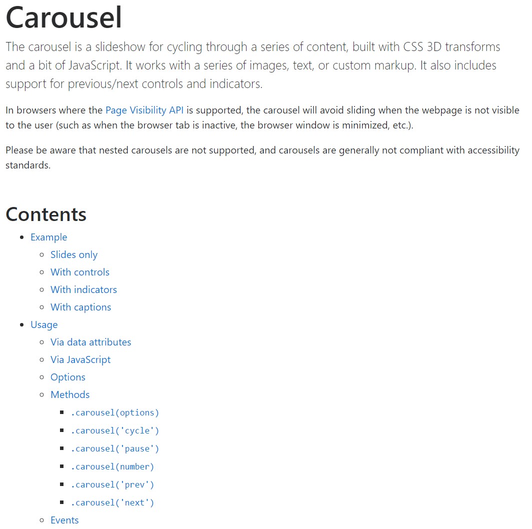 Bootstrap carousel  approved  records