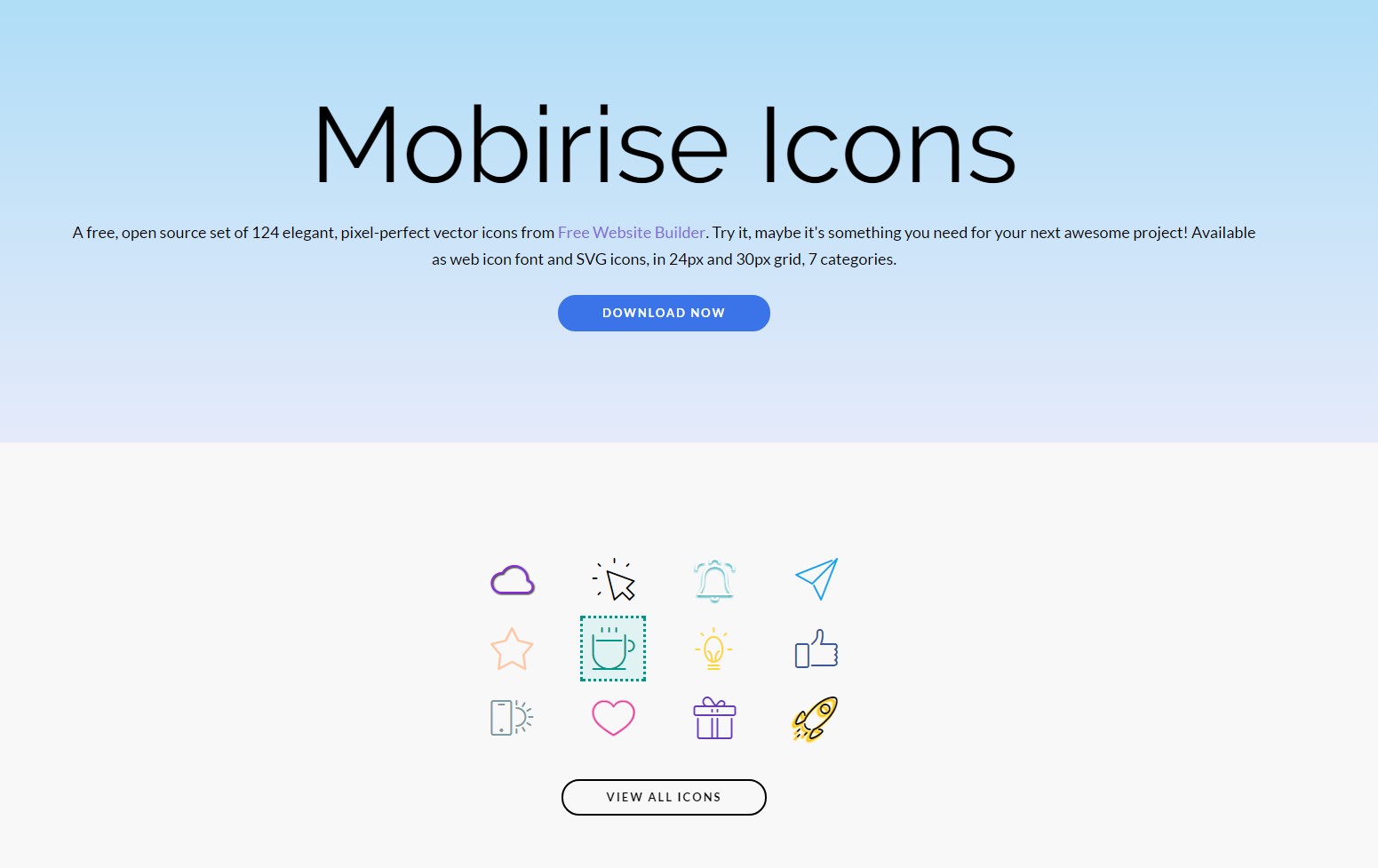 mobirise icons bundle