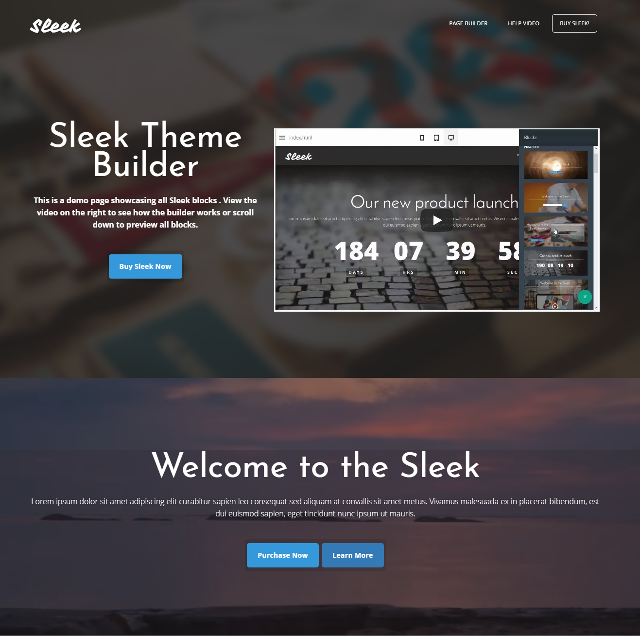 Free Download Bootstrap Sleek Themes